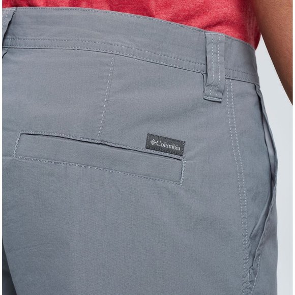 Columbia Men's Washed Out Short, Grey Ash, New With Tags - Picture 14 of 14